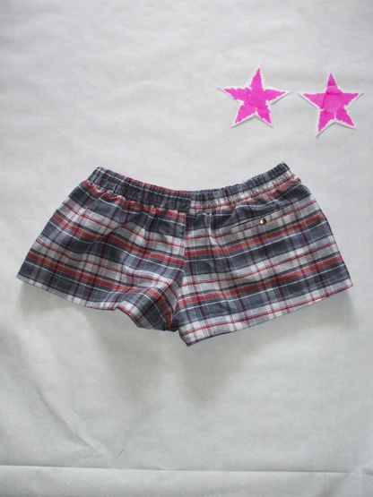 2of2 / Check Mini Shorts