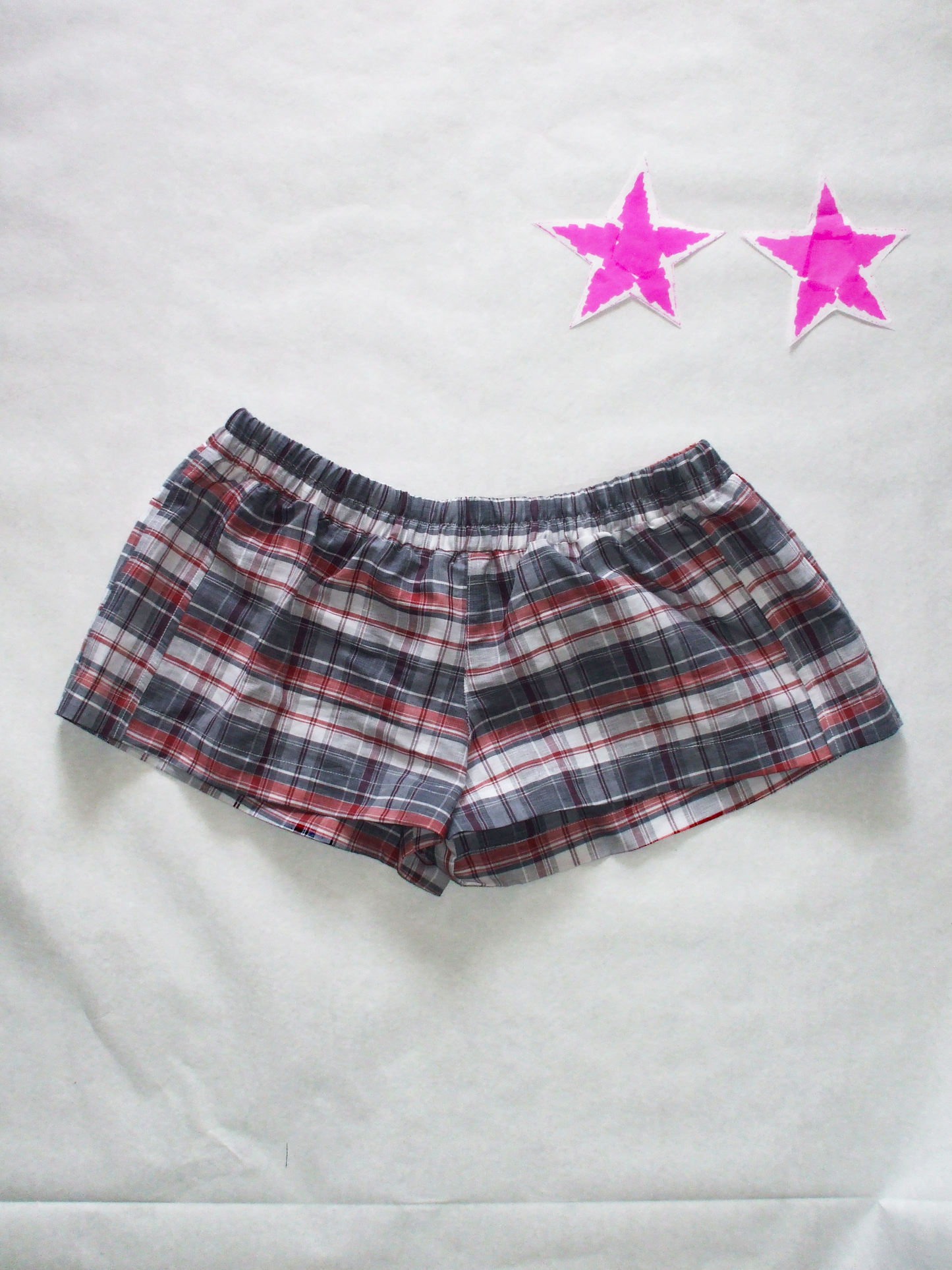 2of2 / Check Mini Shorts