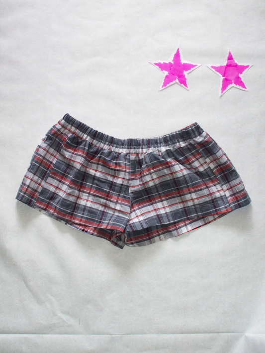 2of2 / Check Mini Shorts