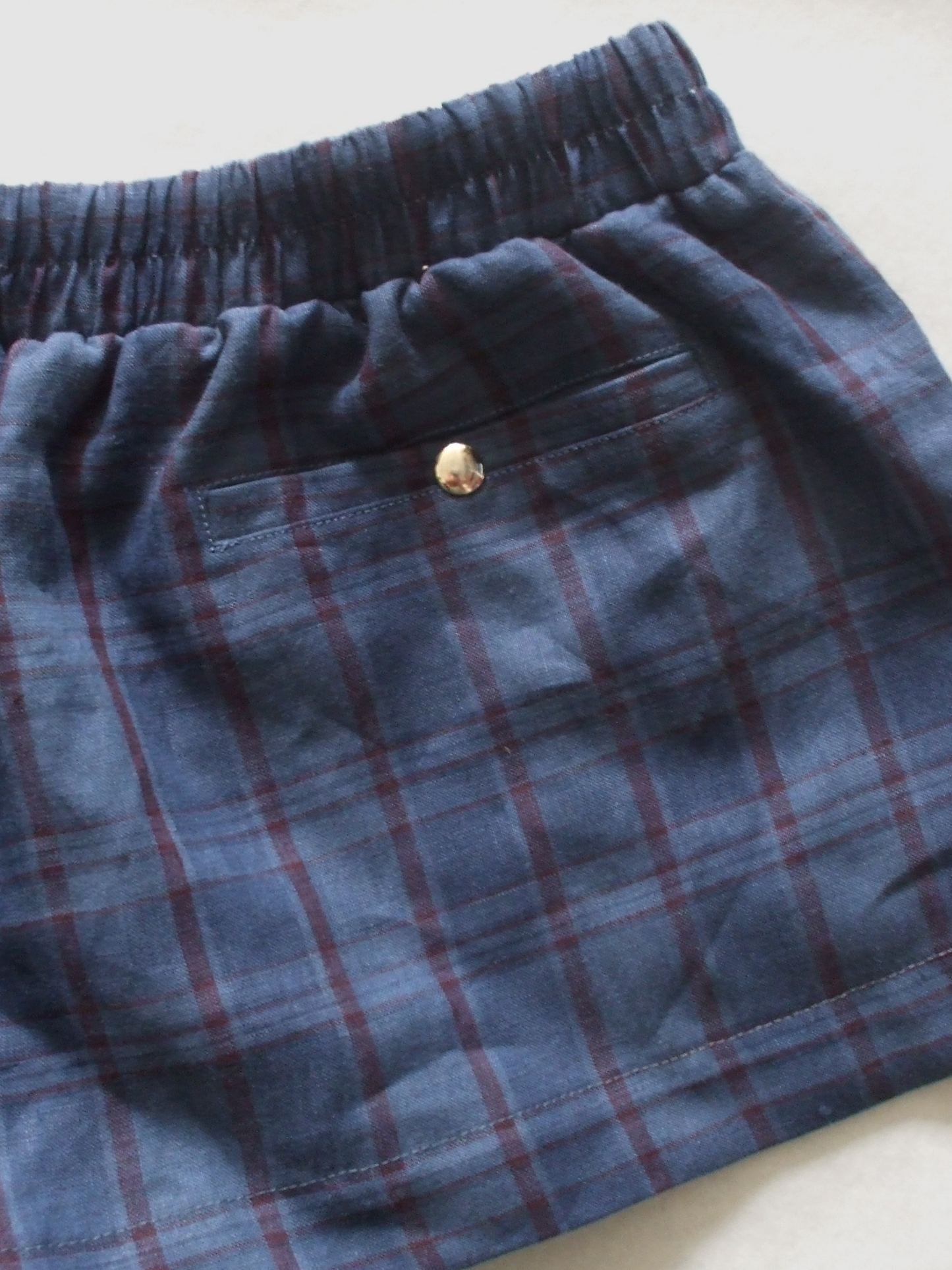 2of2 / Check Mini Shorts