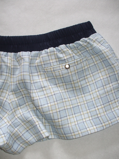 2of2 / Check Mini Shorts