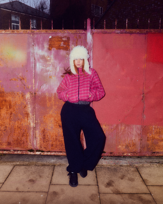 V3 1225 / Navy Wool Sweatpant